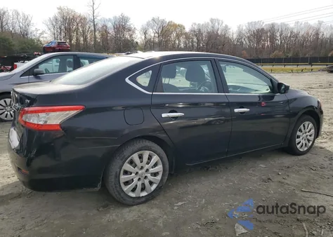 2015 Nissan Sentra S из США, поврежденный, VIN 3N1AB7AP2FL662843